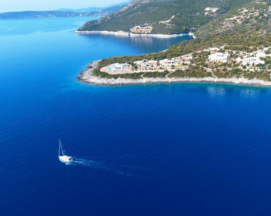 Iris Villas Lefkada - Marine Villa With Private Sea Access سيفوتا المظهر الخارجي الصورة