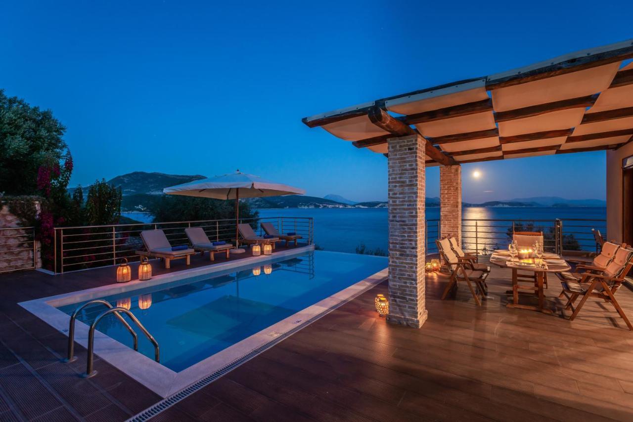 Iris Villas Lefkada - Marine Villa With Private Sea Access سيفوتا المظهر الخارجي الصورة