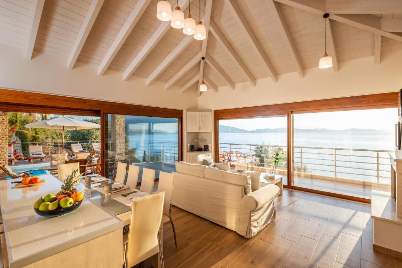 Iris Villas Lefkada - Marine Villa With Private Sea Access سيفوتا المظهر الخارجي الصورة