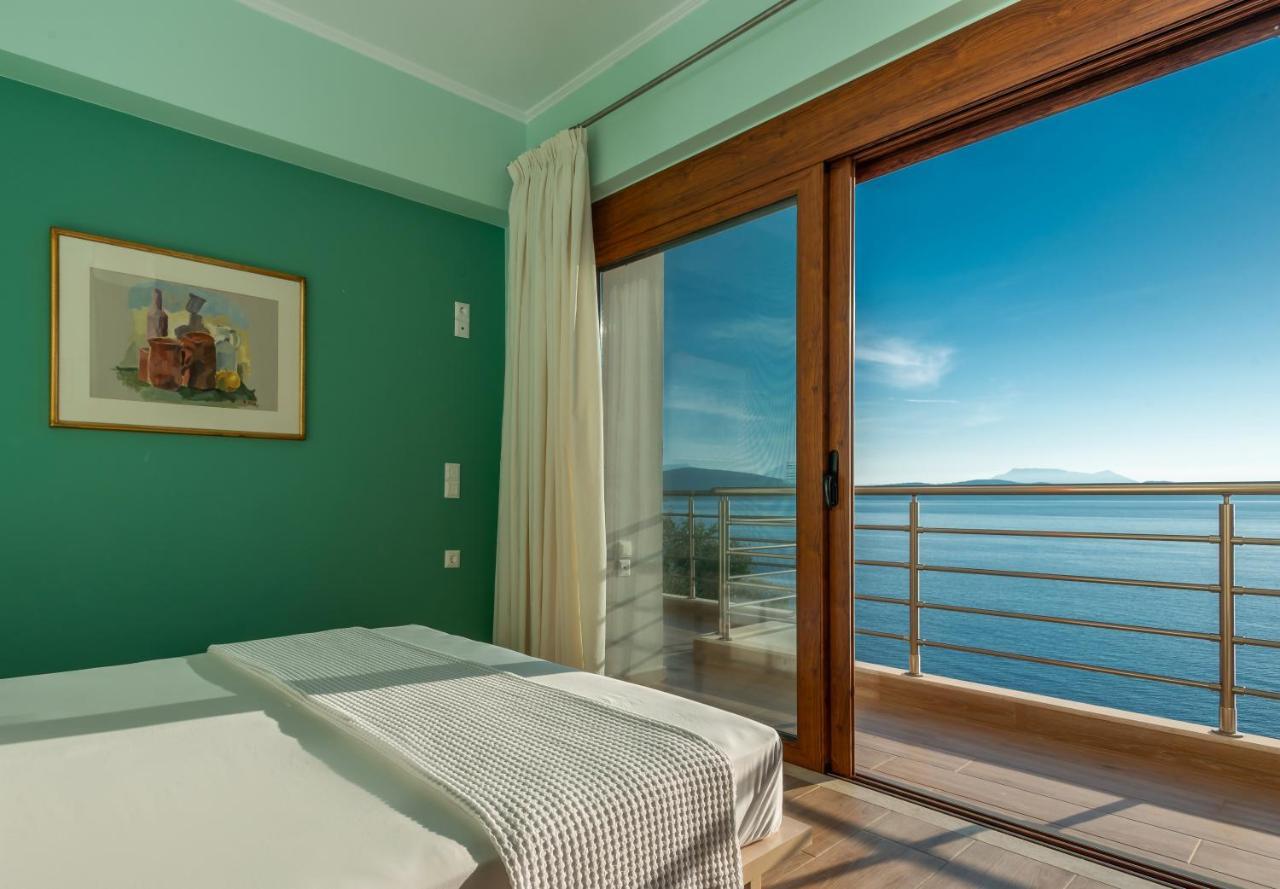 Iris Villas Lefkada - Marine Villa With Private Sea Access سيفوتا المظهر الخارجي الصورة