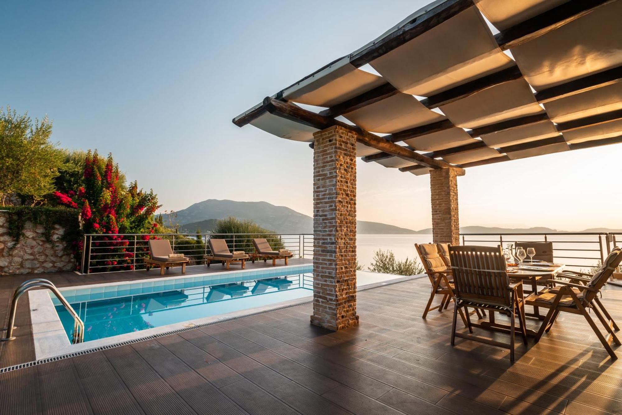 Iris Villas Lefkada - Marine Villa With Private Sea Access سيفوتا المظهر الخارجي الصورة