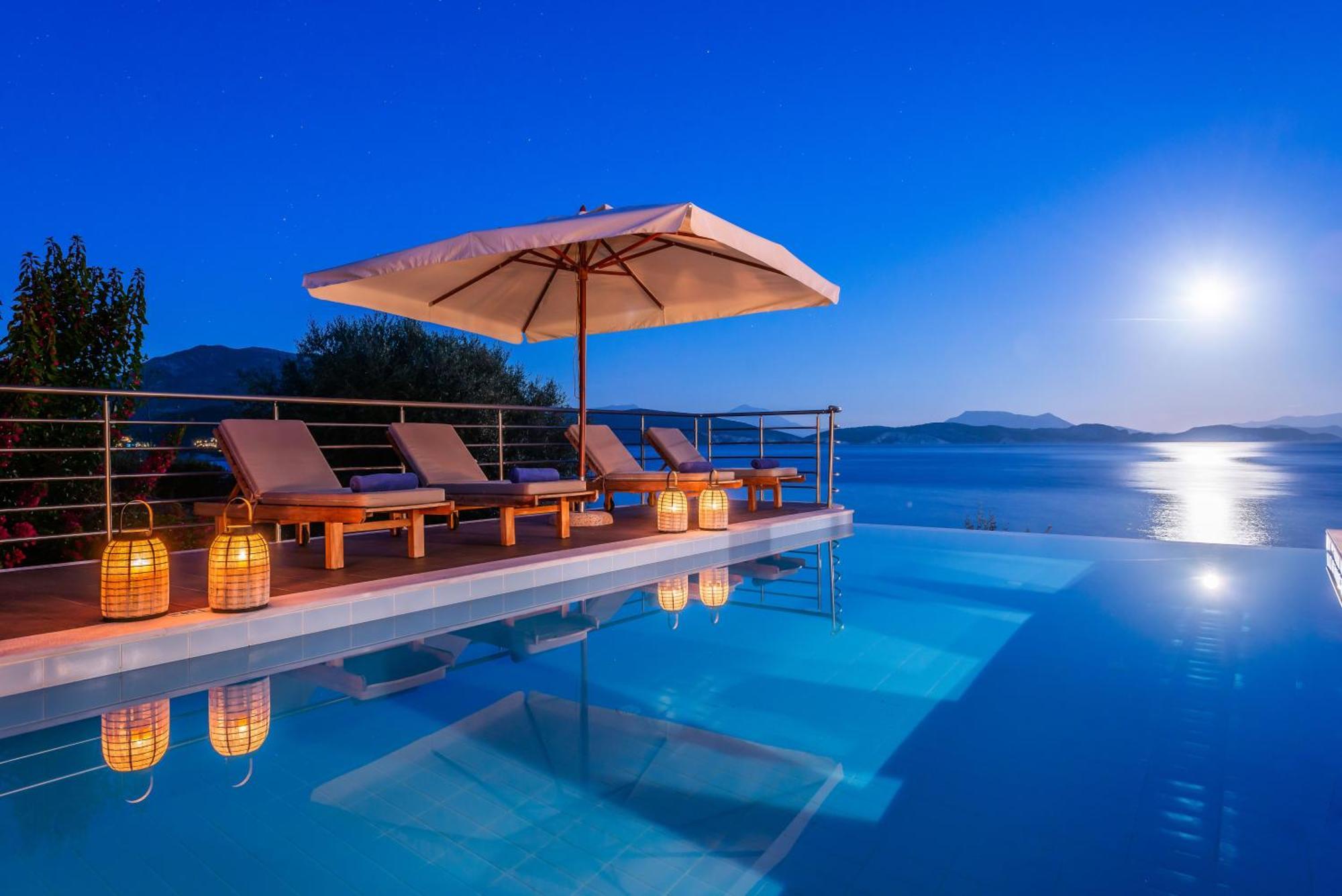 Iris Villas Lefkada - Marine Villa With Private Sea Access سيفوتا المظهر الخارجي الصورة
